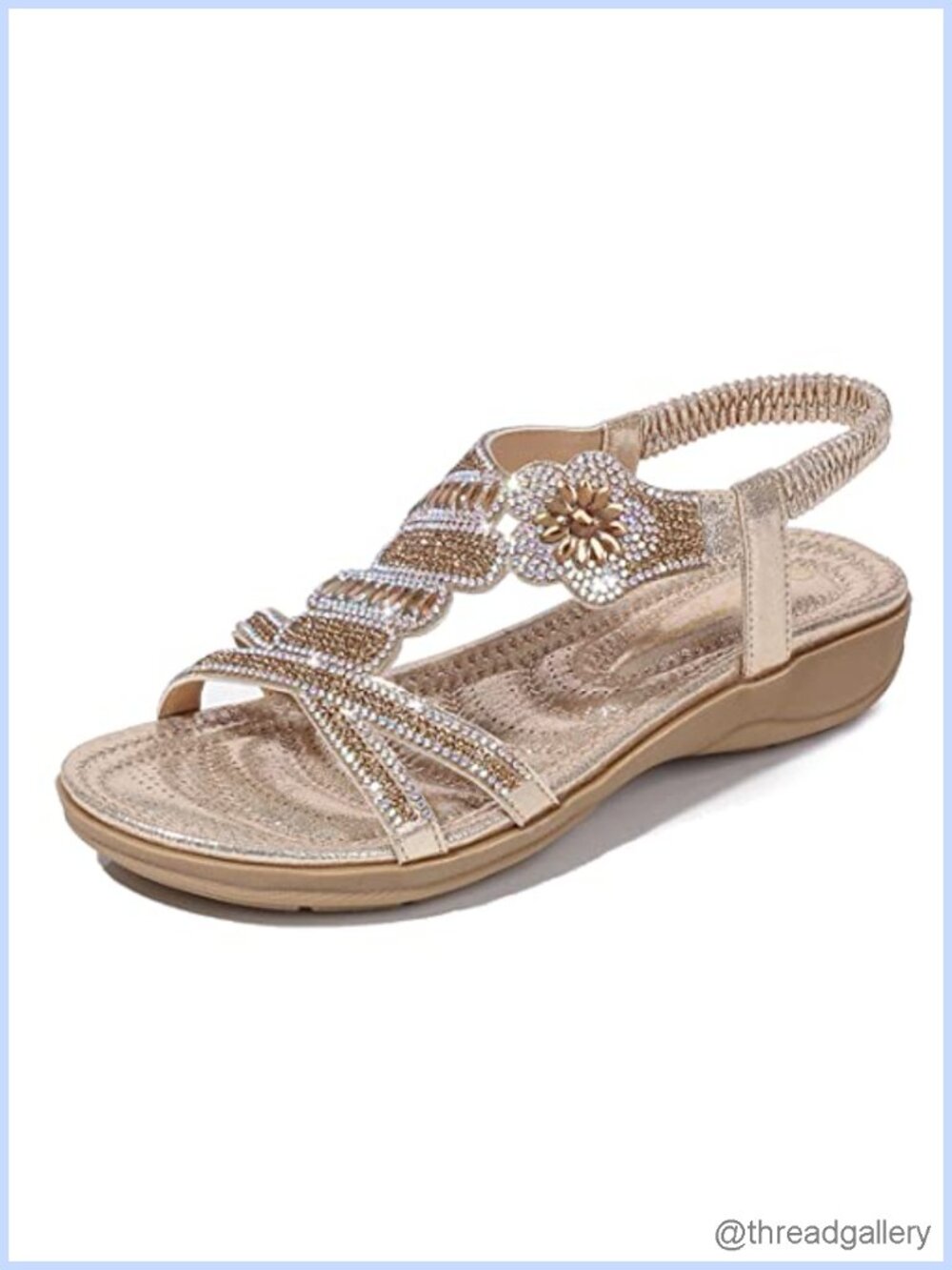 Women's Summer Sandals Comfortable Beach Bohemian Flat Sandal Shoes